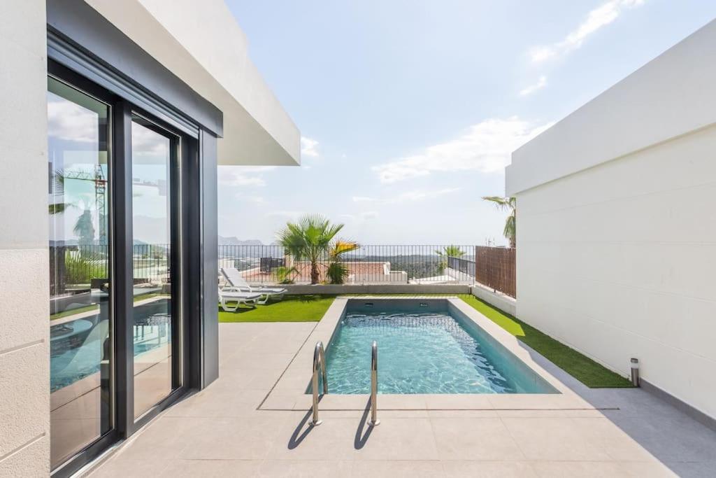 Casa Con Piscina Privada Polop Villa Exterior foto