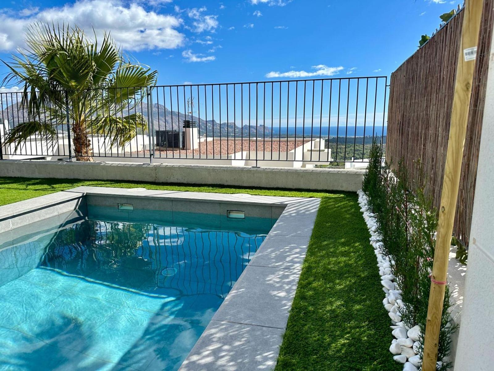 Casa Con Piscina Privada Polop Villa Exterior foto